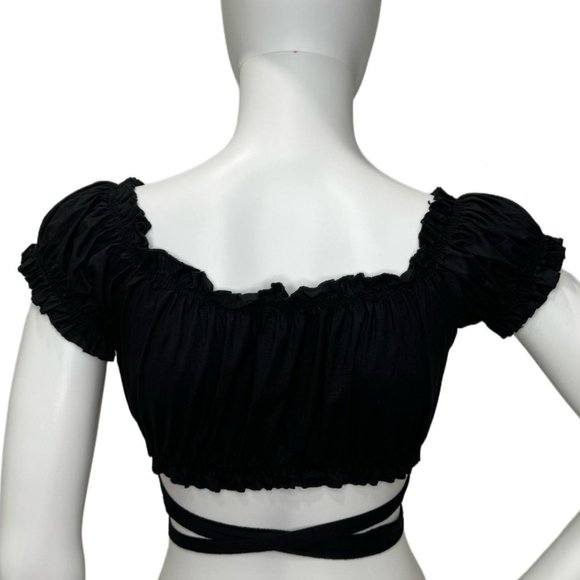 Adika Black Warp Top - Picture 4 of 8